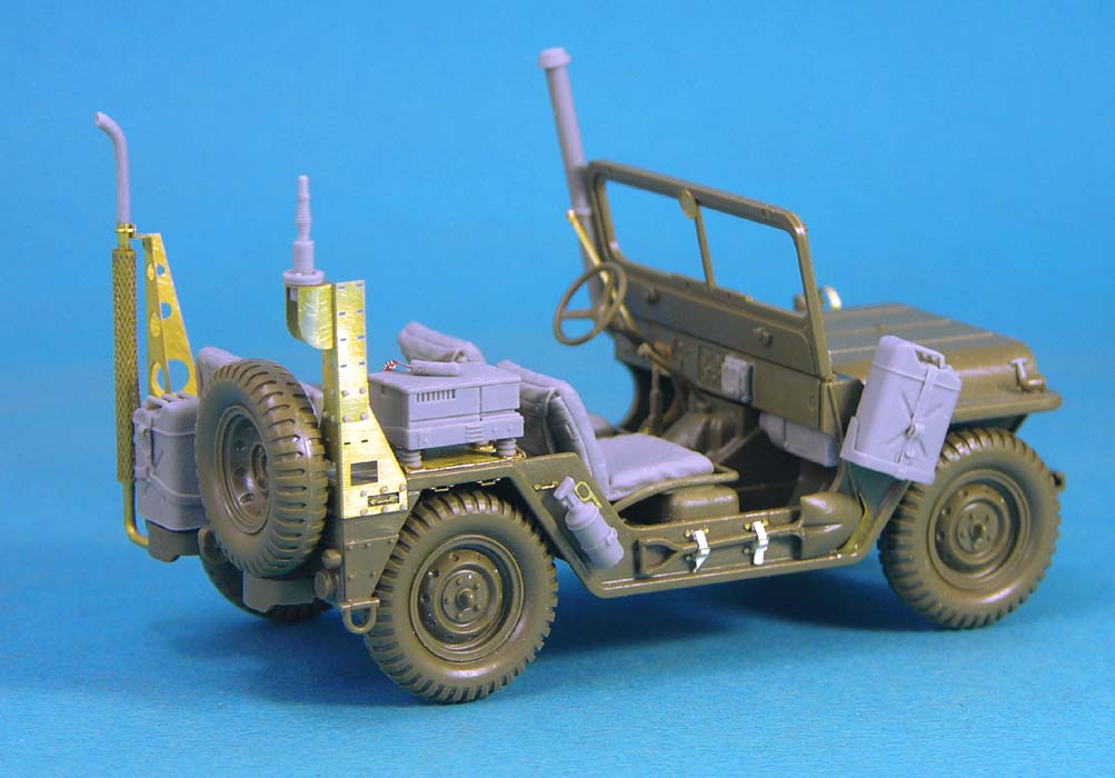 1/35 越战美国 M151A1 军用吉普车细节改造件(配田宫/爱德美)