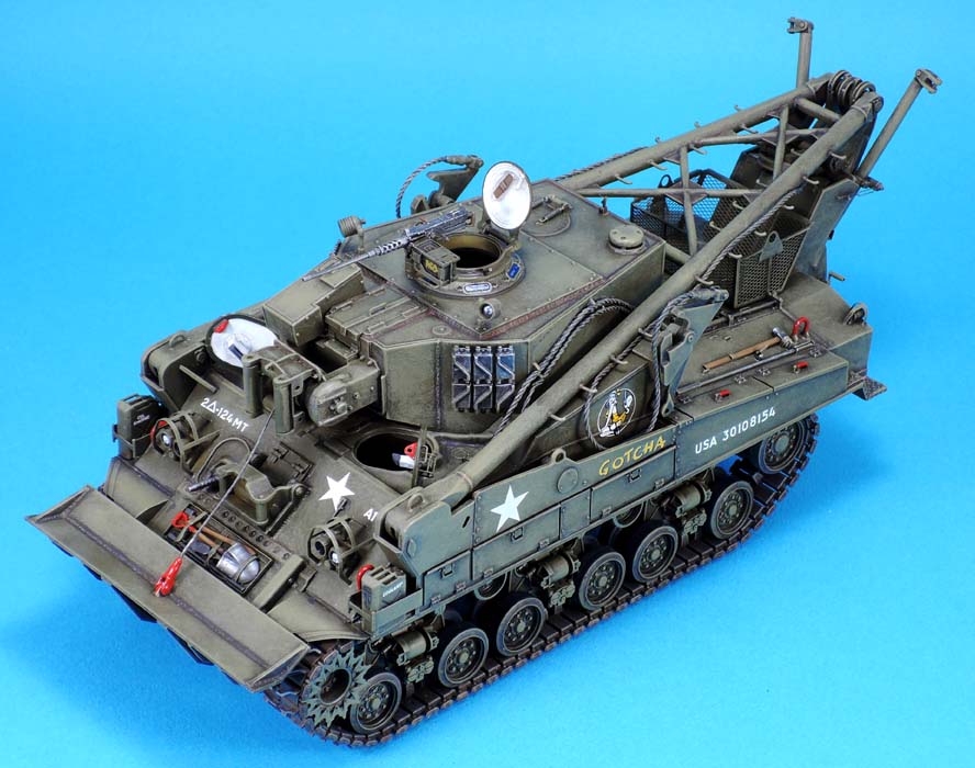 1/35 韩战美国 M74 坦克抢救车改造套件(配谢尔曼坦克HVSS悬挂)