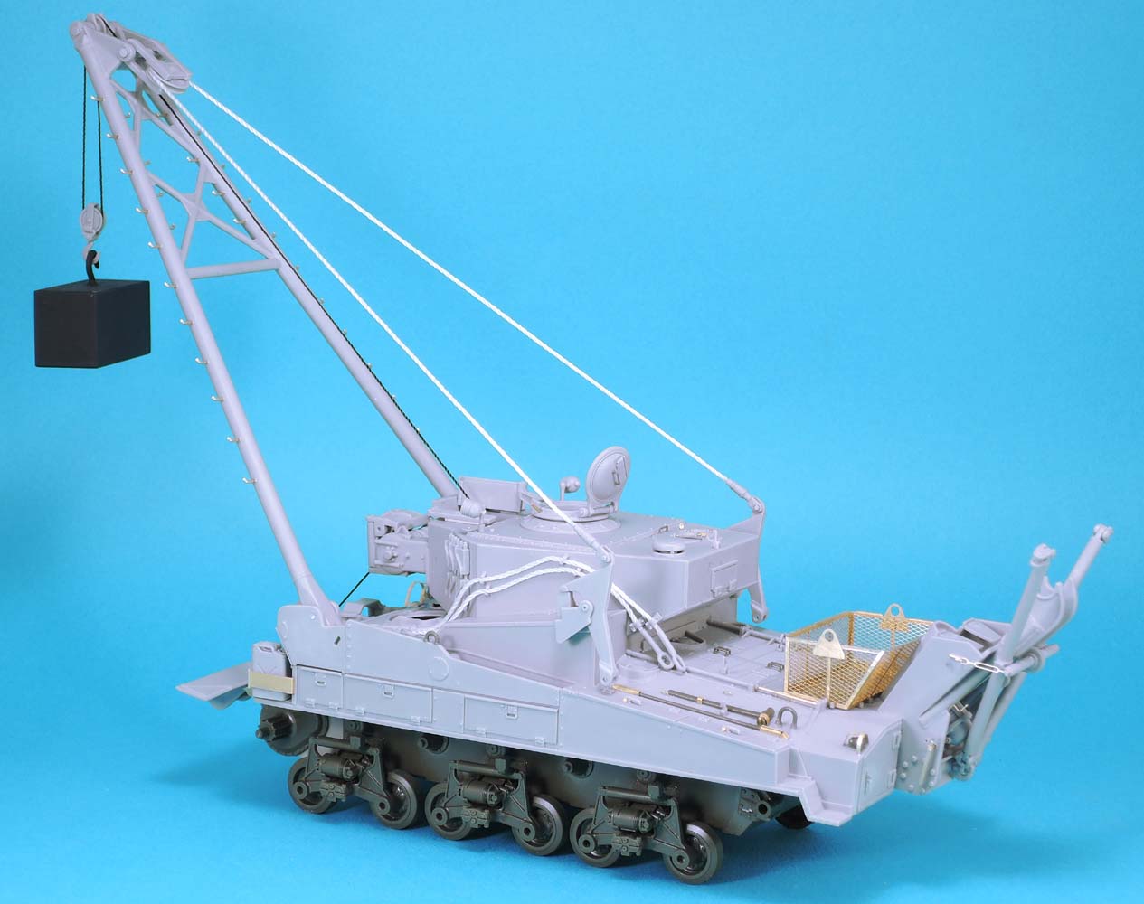 1/35 韩战美国 M74 坦克抢救车改造套件(配谢尔曼坦克HVSS悬挂)