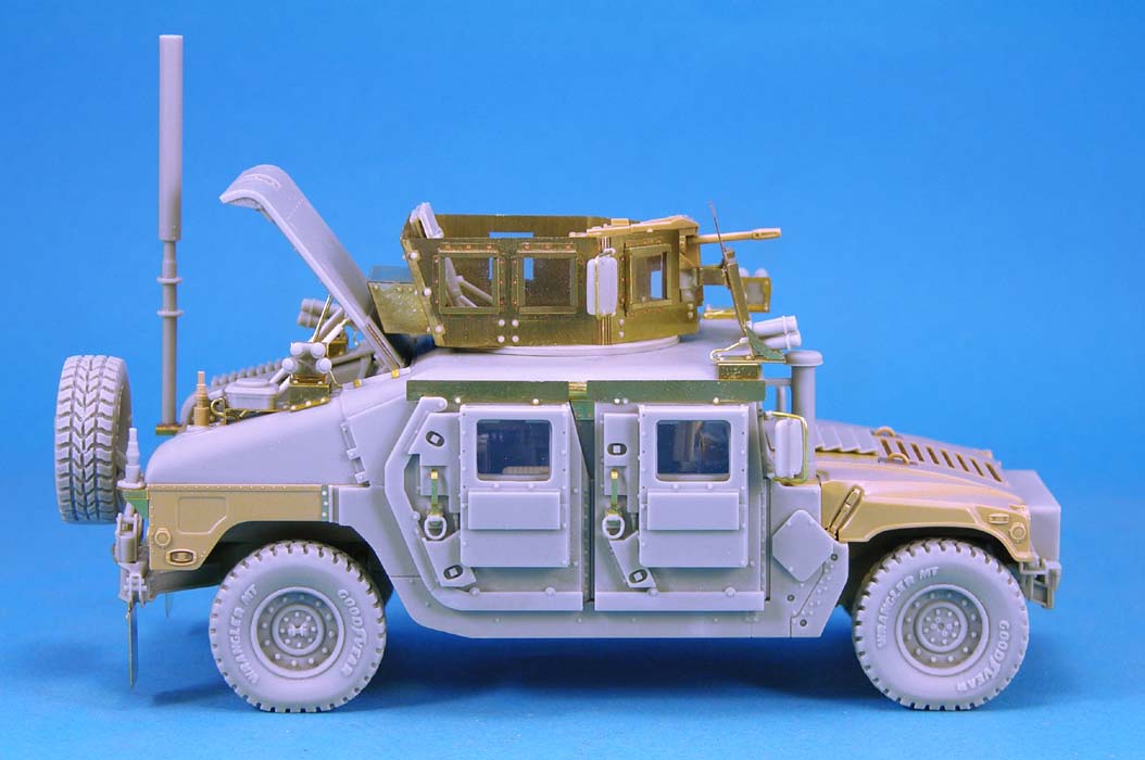 1/35 现代美国 M1114 Frag5 悍马装甲车增强型改造件(配田宫) - 点击图像关闭