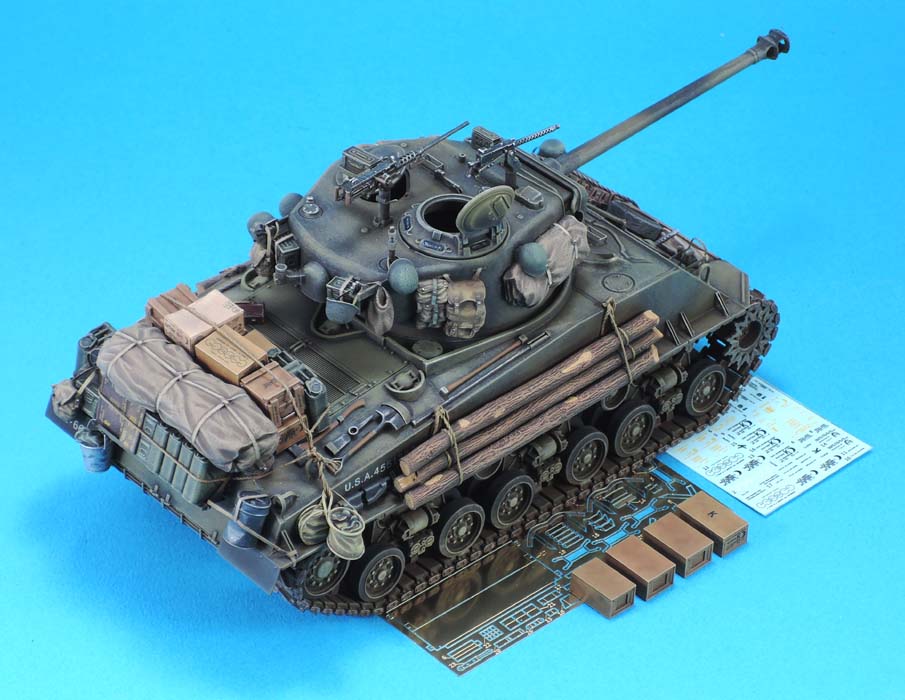 1/35 二战美国 M4A3E8 谢尔曼中型坦克改造件
