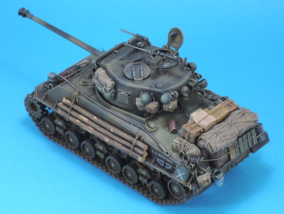 1/35 二战美国 M4A3E8 谢尔曼中型坦克改造件 - 点击图像关闭