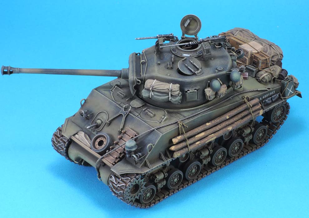 1/35 二战美国 M4A3E8 谢尔曼中型坦克改造件