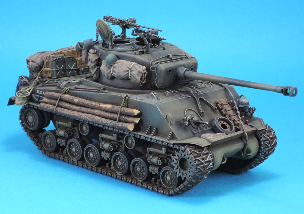 1/35 二战美国 M4A3E8 谢尔曼中型坦克改造件 - 点击图像关闭