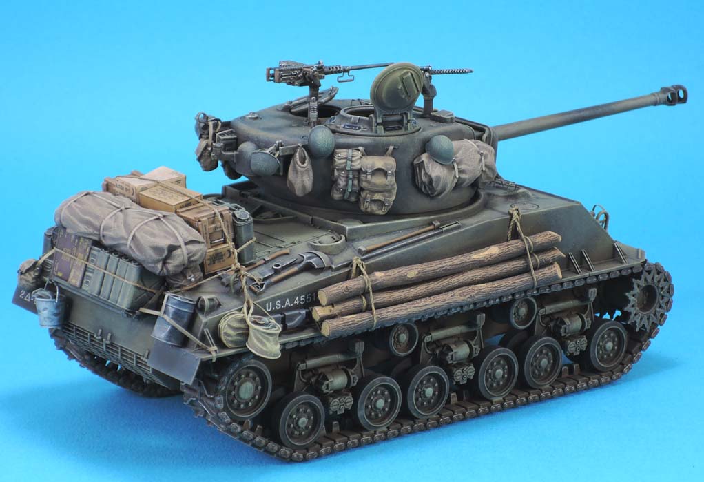 1/35 二战美国 M4A3E8 谢尔曼中型坦克改造件 - 点击图像关闭