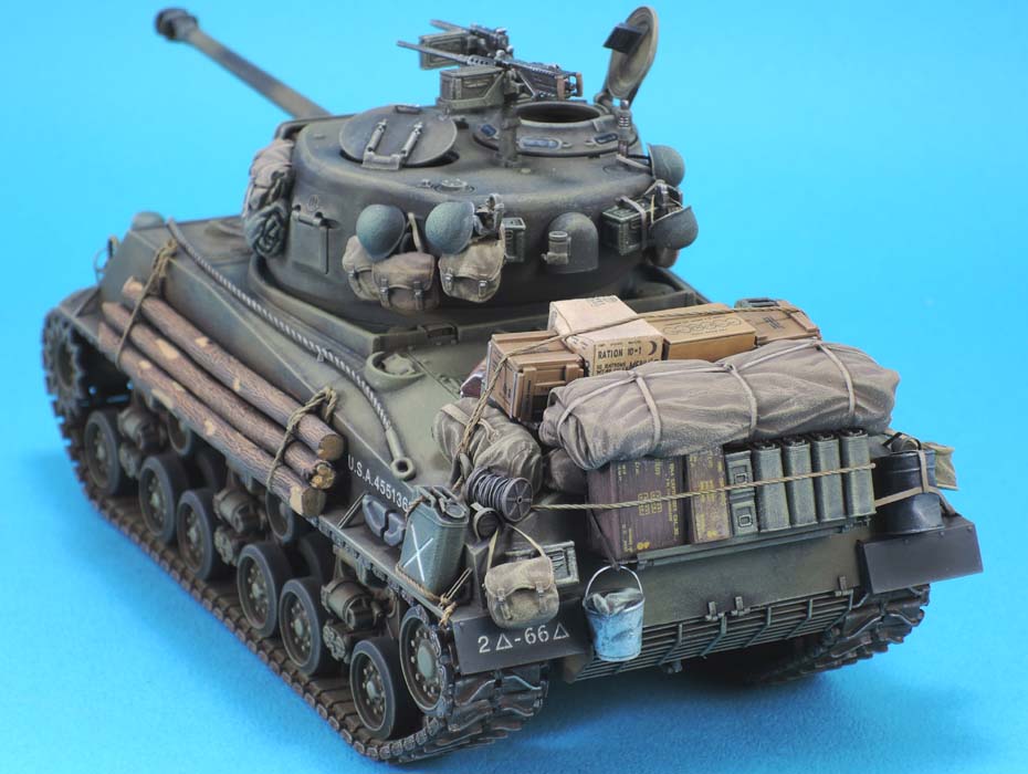 1/35 二战美国 M4A3E8 谢尔曼中型坦克改造件 - 点击图像关闭