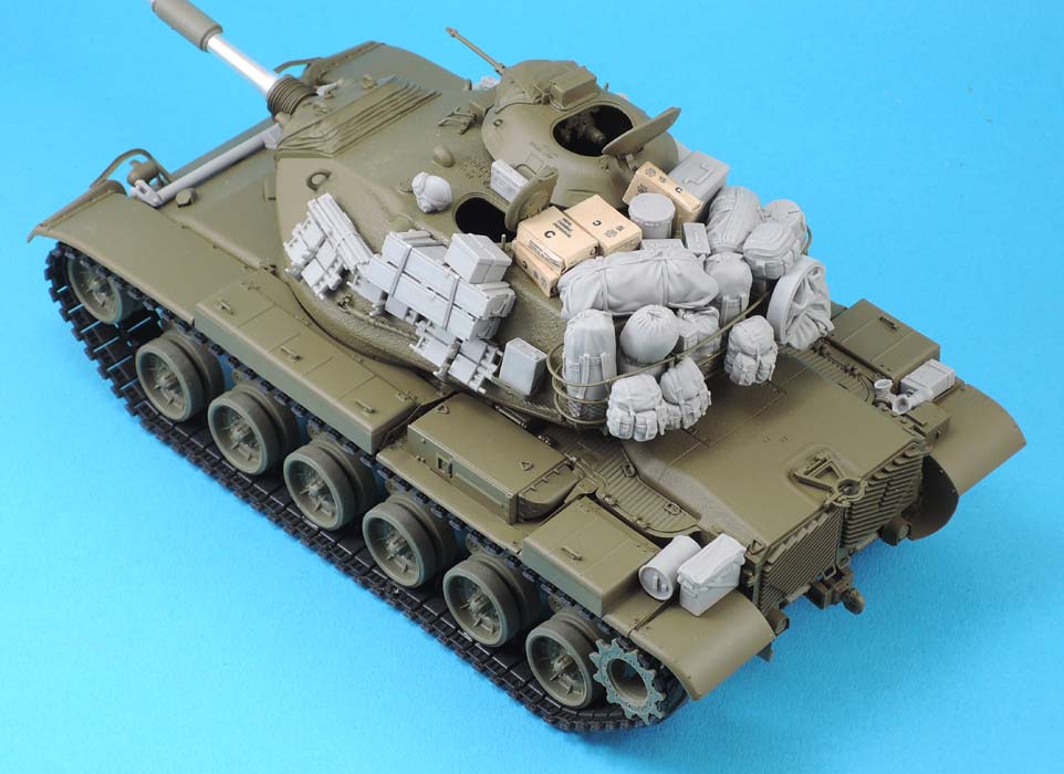 1/35 现代美国 M60A1 巴顿主战坦克堆积物