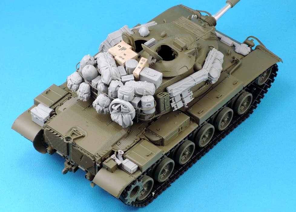 1/35 现代美国 M60A1 巴顿主战坦克堆积物