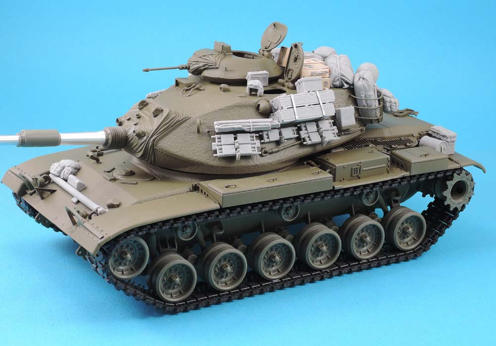 1/35 现代美国 M60A1 巴顿主战坦克堆积物