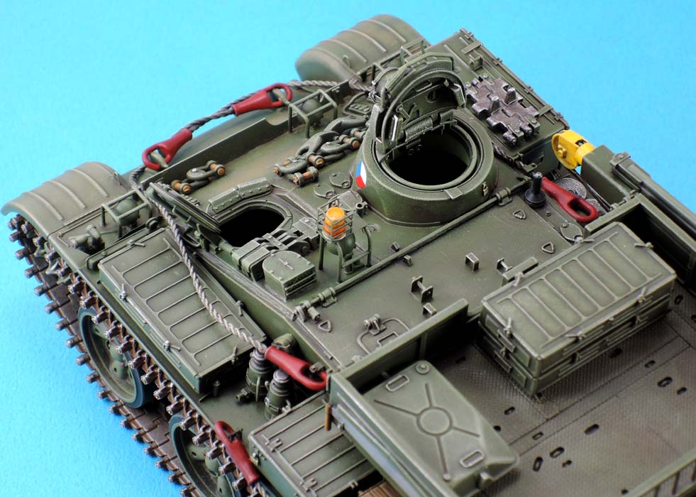 1/35 现代苏联 VT-55AM 维修工程坦克改造件(配田宫T-55)