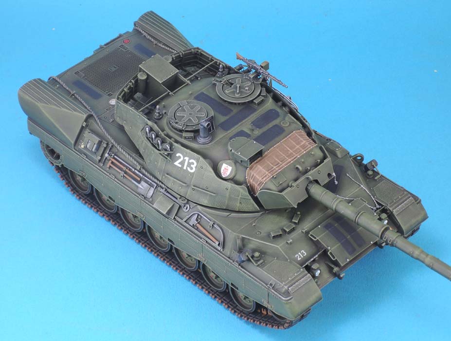 1/35 现代挪威豹1A5NO主战坦克改造件(配Meng TS-015)