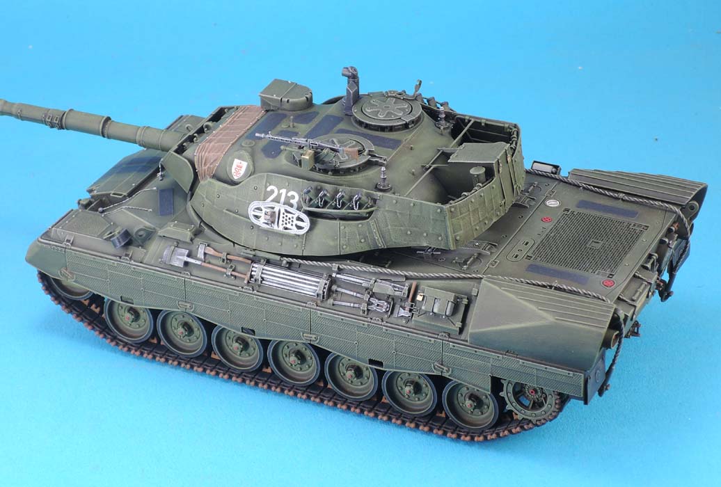 1/35 现代挪威豹1A5NO主战坦克改造件(配Meng TS-015)