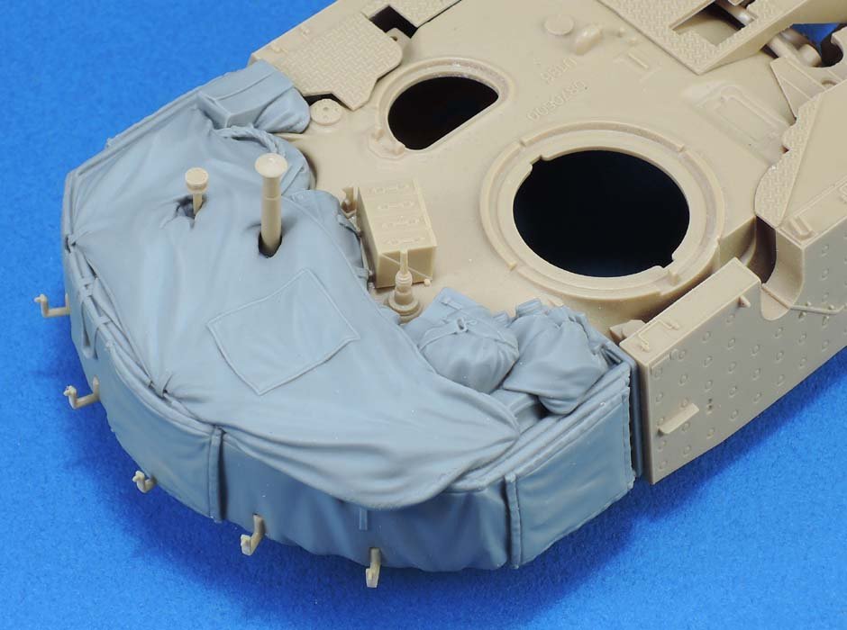 1/35 现代以色列马加奇7C型主战坦克炮塔储物栏改造件(配爱德美)