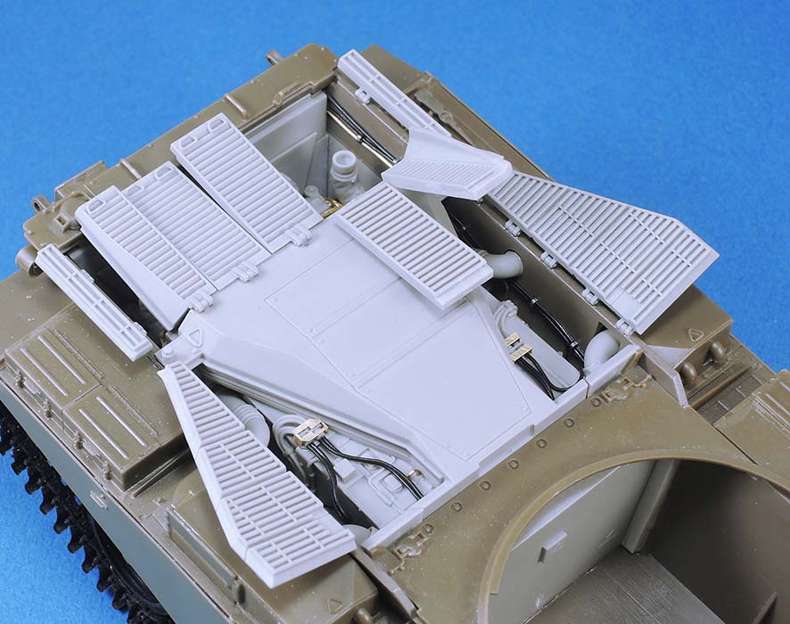 1/35 AVDS-1790 坦克发动机与舱室改造件(配AFV Club 百夫长(肖特)主战坦克)