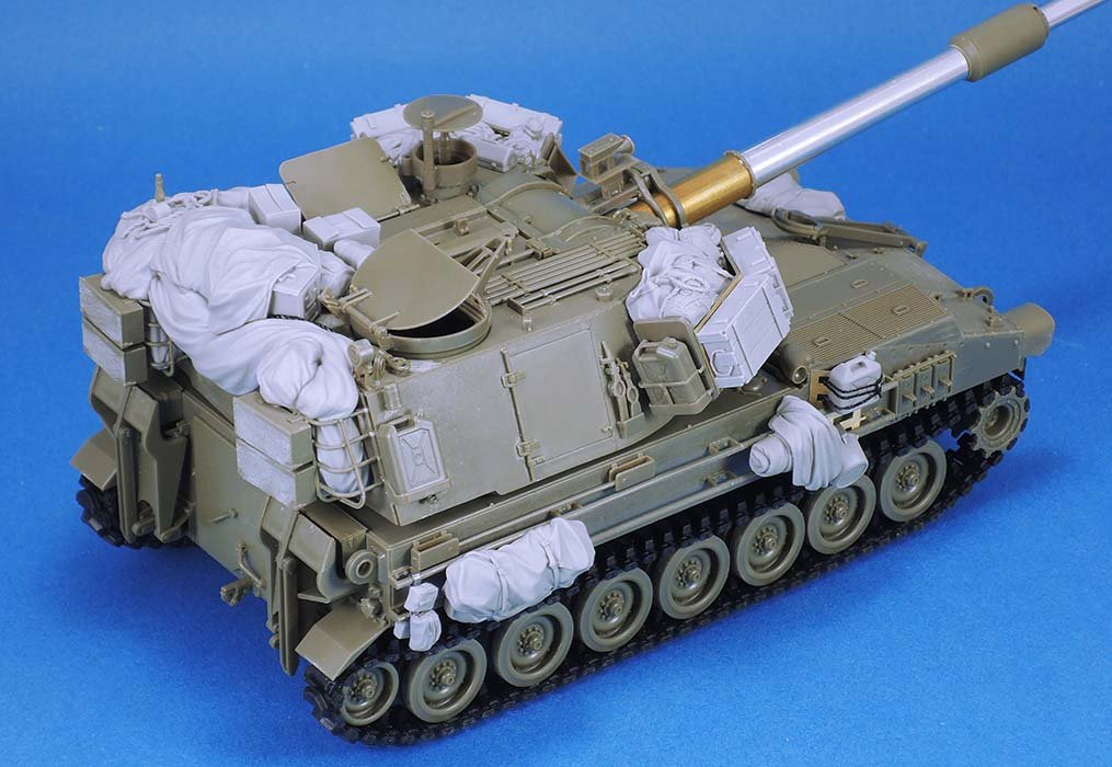 1/35 现代以色列 M109 自行榴弹炮堆积物改造件