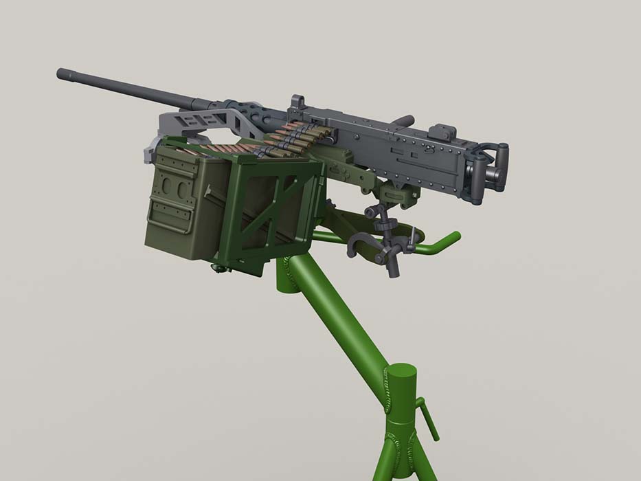 1/35 M2 HMG 勃朗宁重机枪武装车辆支架型 - 点击图像关闭