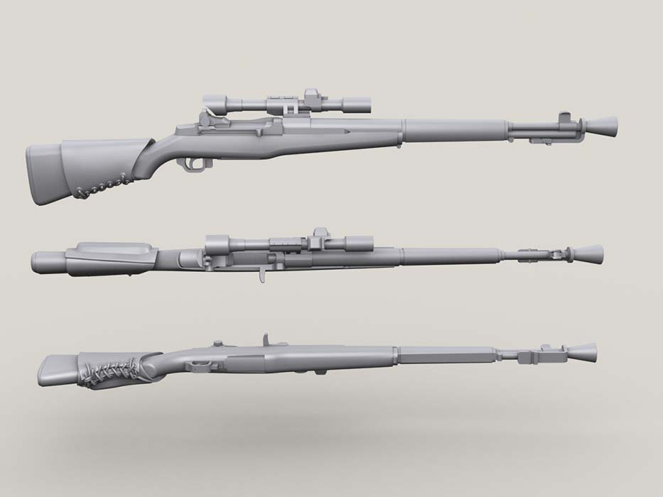 1/35 M1D 加兰德步枪狙击型 - 点击图像关闭
