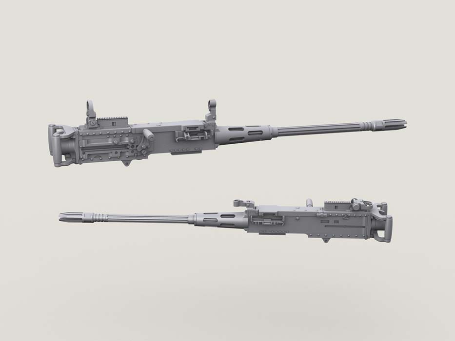 1/35 M3D 龙式重机枪枪身(2个)