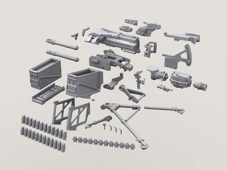 1/35 MK19 40mm 先进轻型榴弹发射器(M3 三脚架型)