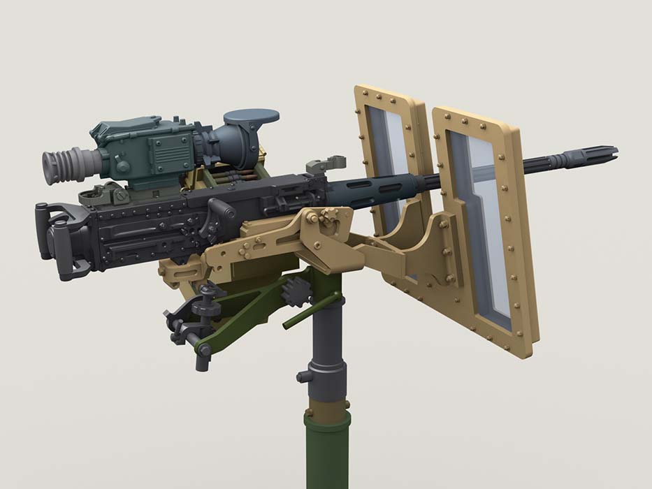 1/35 M3D 龙式重机枪(通用重武器底座)