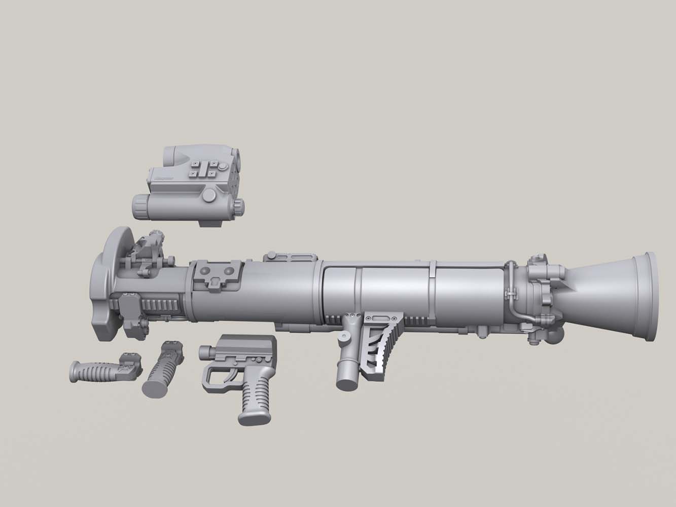 1/35 M4 卡尔古斯塔夫无后坐力火箭炮(4个) - 点击图像关闭