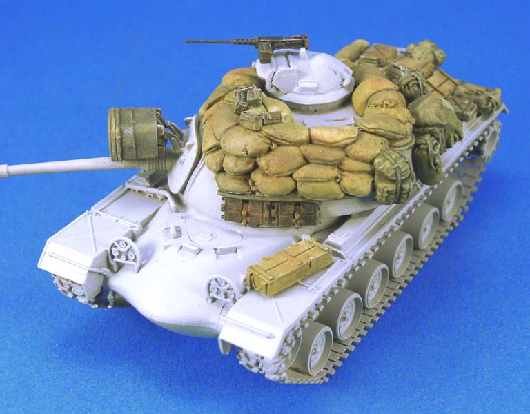 1/72 越战美国 M48A3 巴顿主战坦克堆积物与沙包装甲 - 点击图像关闭