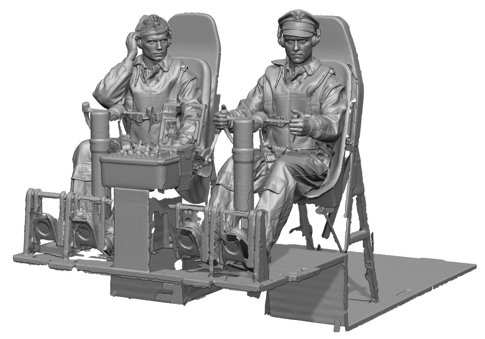 1/72 二战美国轰炸机驾驶员(2人)