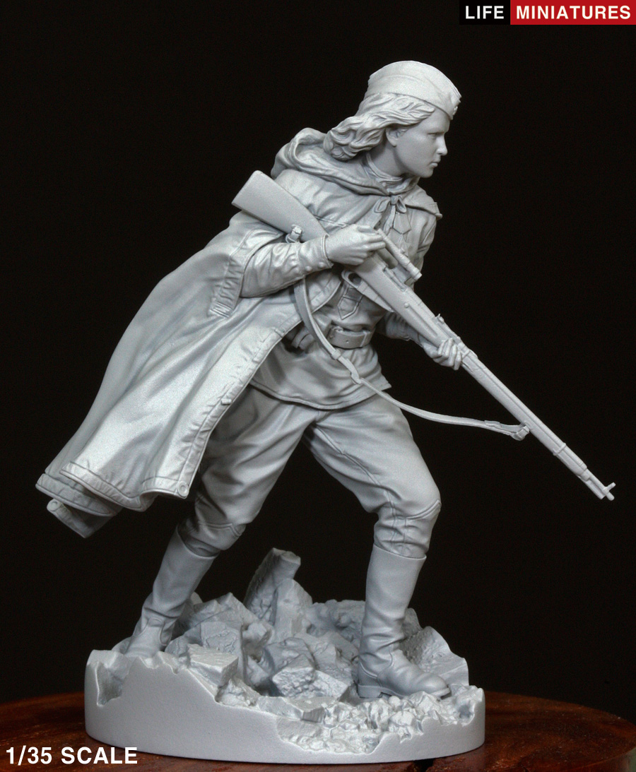 1/35 二战苏联红军女性狙击手