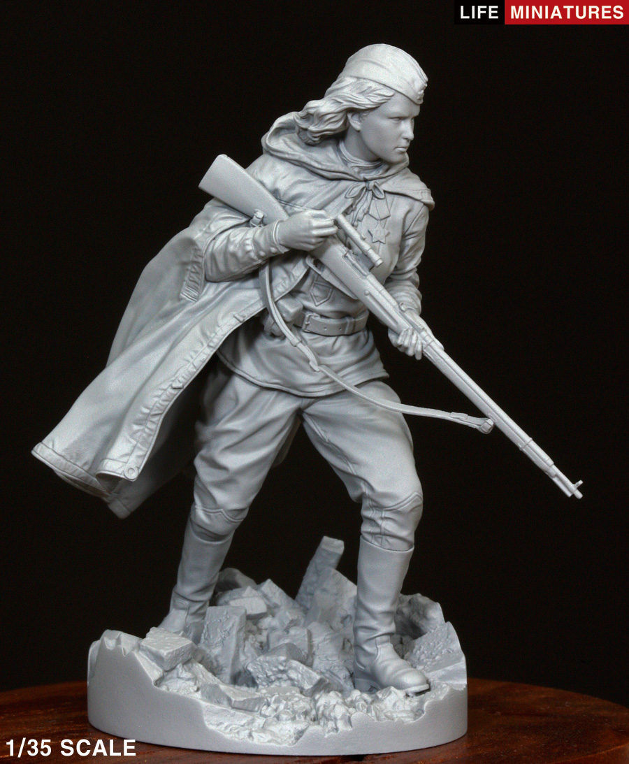 1/35 二战苏联红军女性狙击手