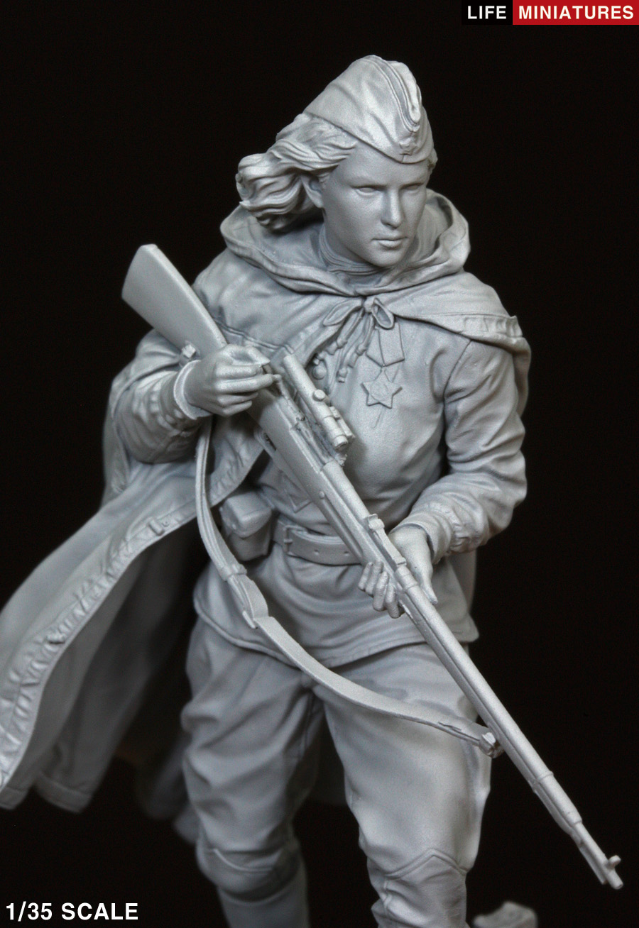 1/35 二战苏联红军女性狙击手