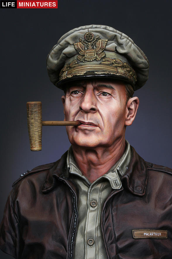 1/9 美国将军道格拉斯.麦克阿瑟"朝鲜战争联军最高统帅" - 点击图像关闭