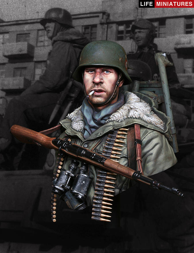 1/9 二战德国骷髅师"哈尔科夫1943年" - 点击图像关闭