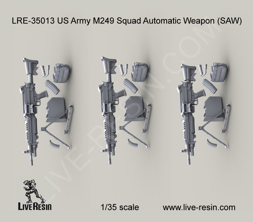 1/35 现代美国 M249 班用自动武器(1)