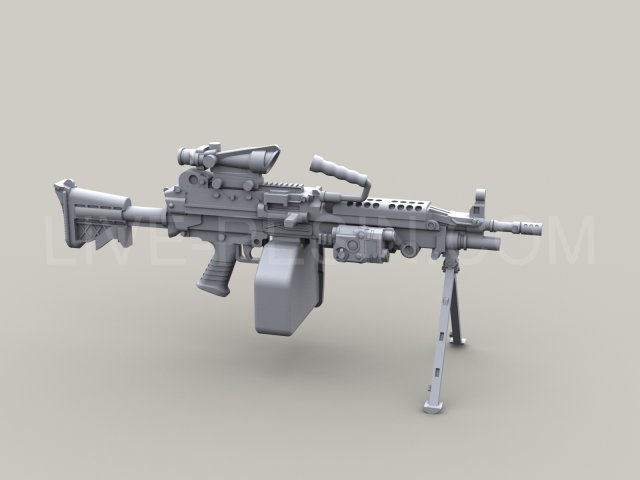 1/35 现代美国 M249 班用自动武器(1) - 点击图像关闭