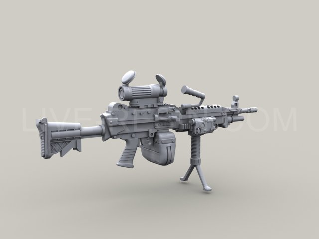 1/35 现代美国 M249 班用自动武器(1)