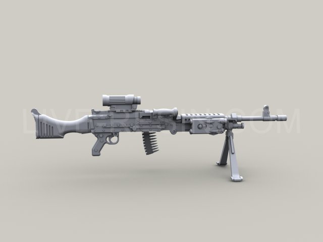 1/35 现代美国 M240B 班用自动武器(2)