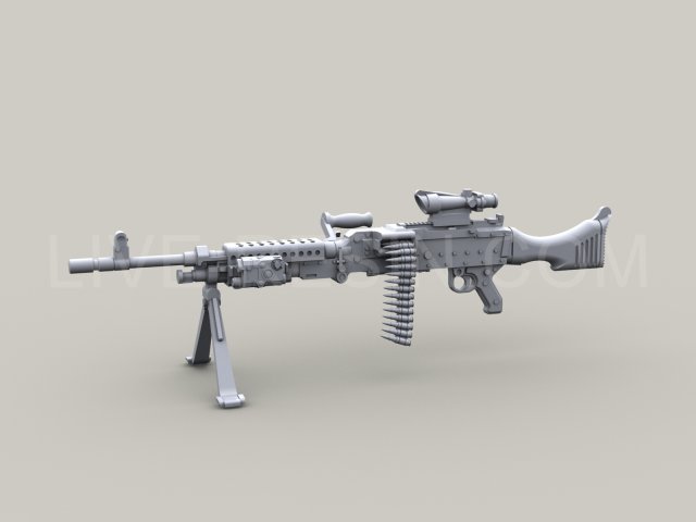 1/35 现代美国 M240B 班用自动武器(2)