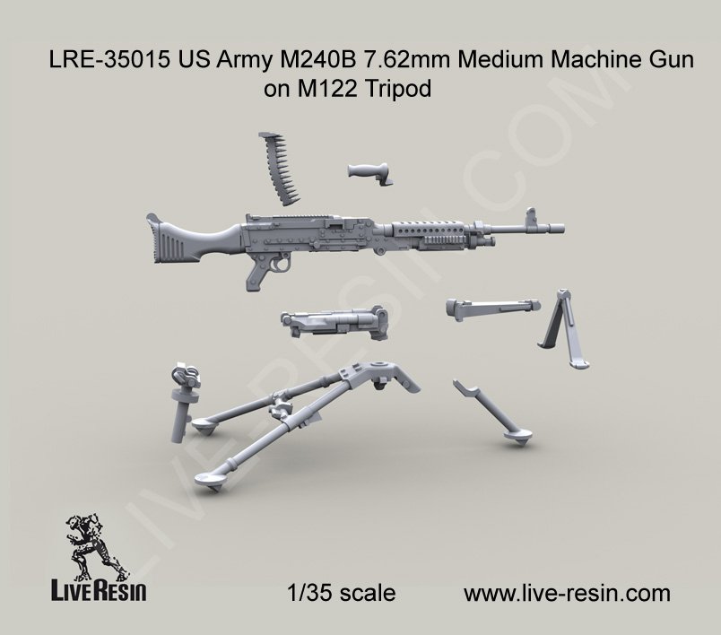 1/35 现代美国 M240B 班用自动武器(3)