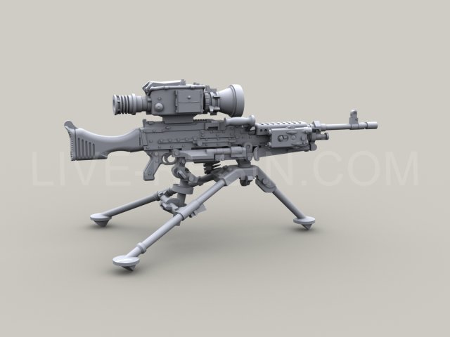 1/35 现代美国 M240B 班用自动武器(3) - 点击图像关闭