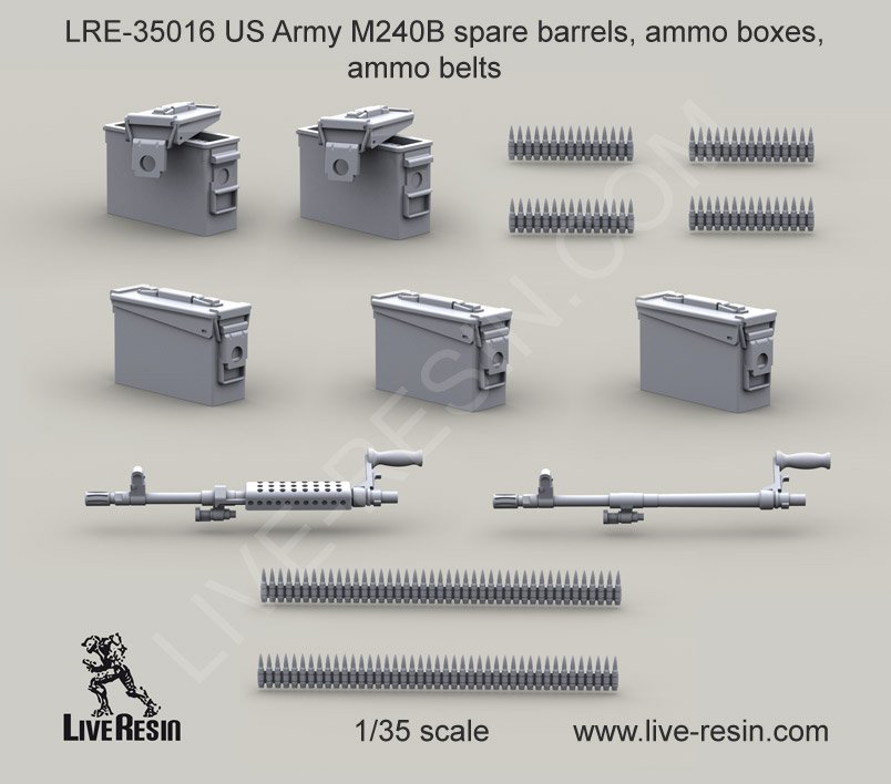 1/35 现代美国 M240B 班用自动武器配件 1/35 现代美国 M240B 班用自动武器配件