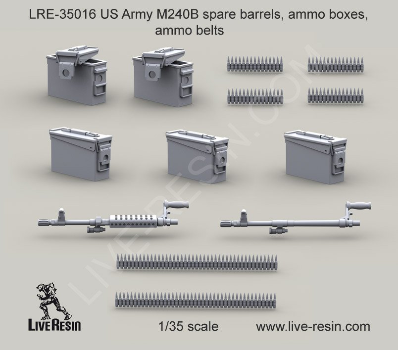 1/35 现代美国 M240B 班用自动武器配件 - 点击图像关闭