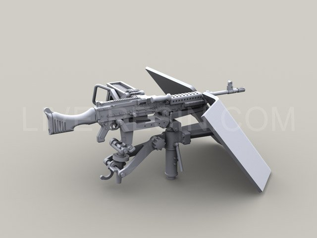 1/35 现代美国 M240B 班用自动武器(4) - 点击图像关闭