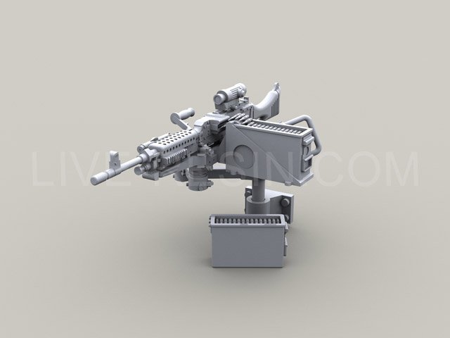 1/35 现代美国 M240B/M249 班用自动武器(5) - 点击图像关闭