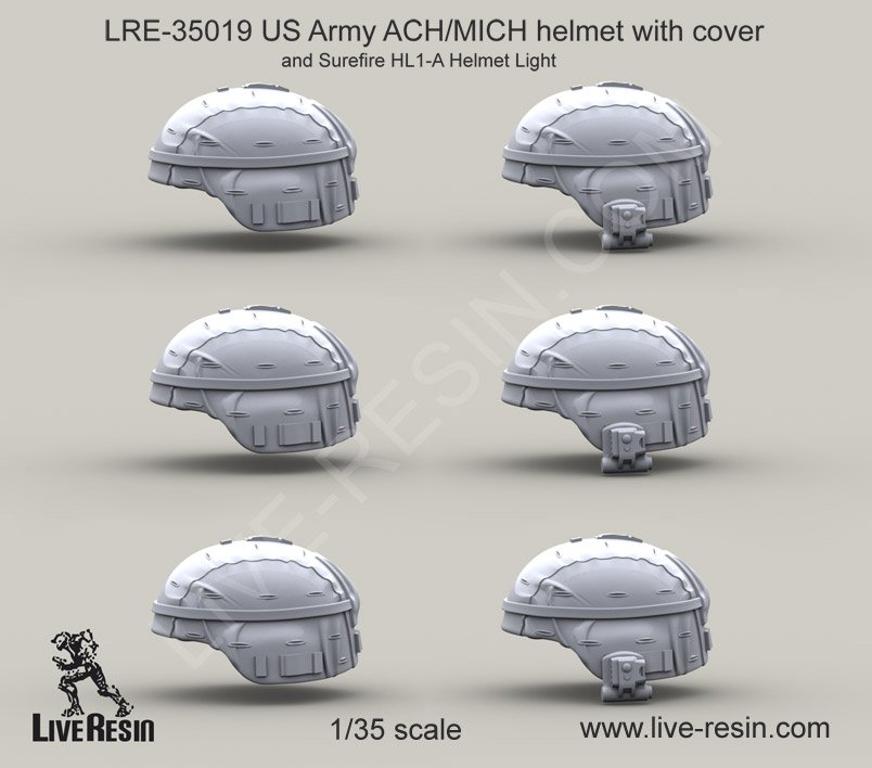 1/35 现代美国 ACH/MICH 头盔(1) 1/35 现代美国 ACH/MICH 头盔(1)