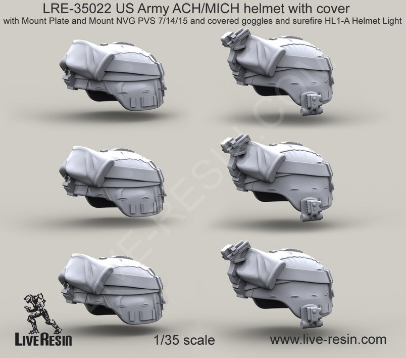 1/35 现代美国 ACH/MICH 头盔(4) 1/35 现代美国 ACH/MICH 头盔(4)