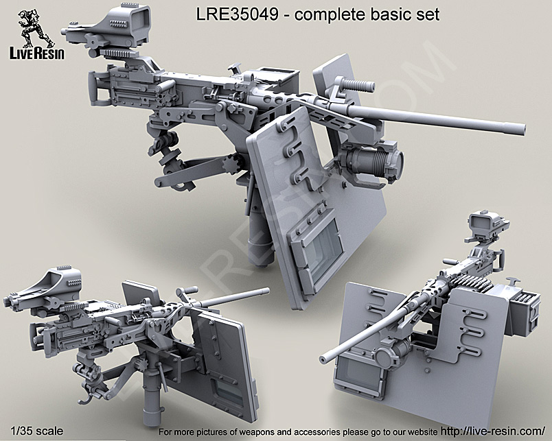 1/35 M2 Cal.50 勃朗宁机枪(M93 枪座)(3) - 点击图像关闭