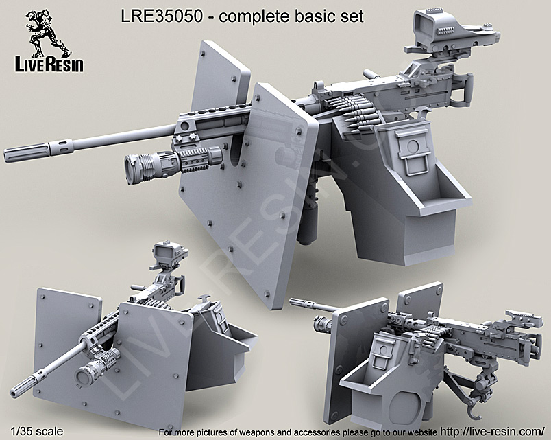 1/35 M2 Cal.50 勃朗宁机枪(M93 枪座)(4)