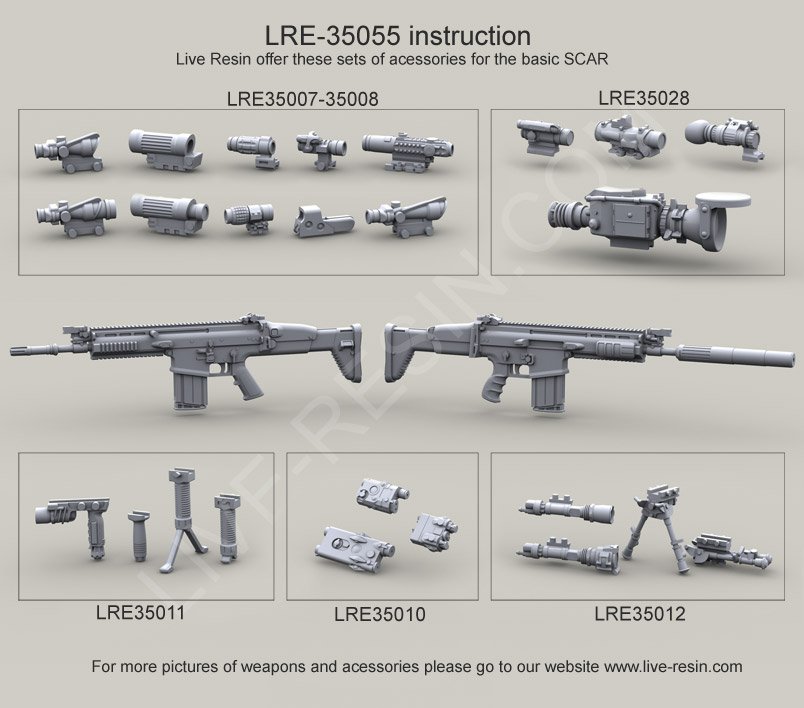 1/35 现代美国特种作战司令部突击步枪武器系统(2) - 点击图像关闭