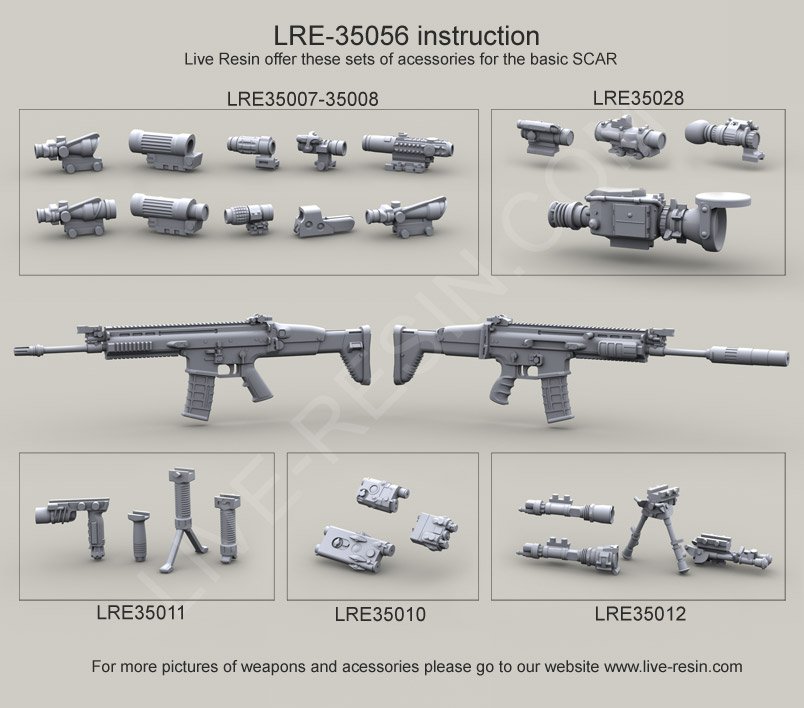 1/35 现代美国特种作战司令部突击步枪武器系统(3) - 点击图像关闭