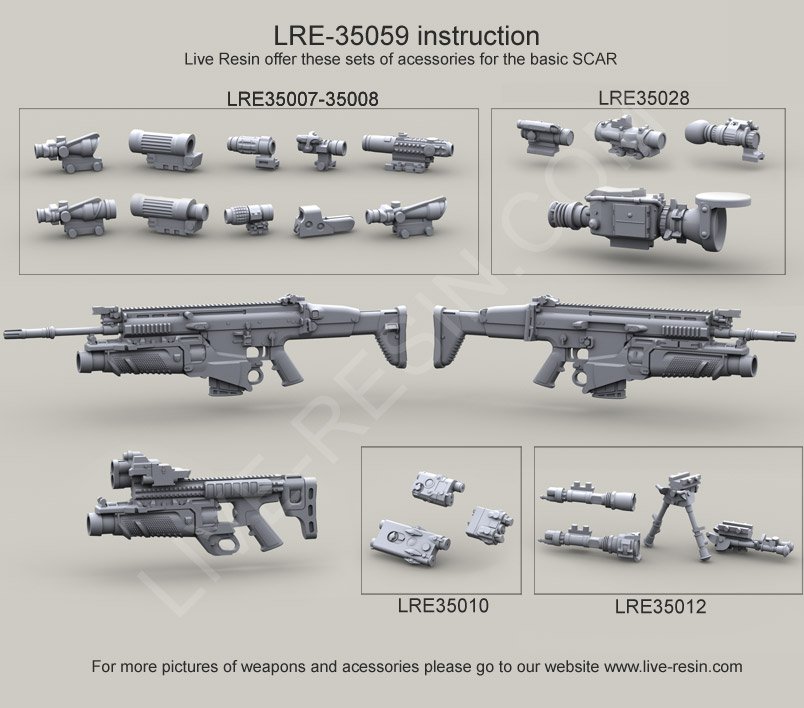 1/35 现代美国特种作战司令部突击步枪武器系统(6) - 点击图像关闭